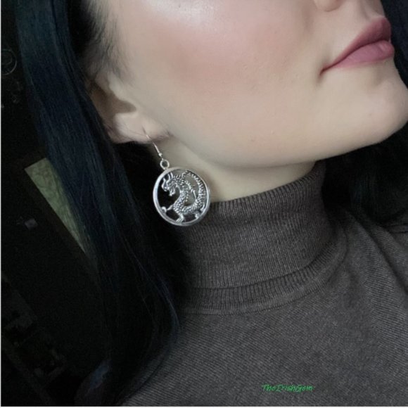 Dragon Earrings - Picture 3 of 4